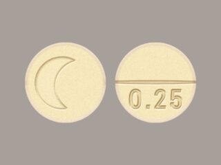 Alprazolam 0.25mg